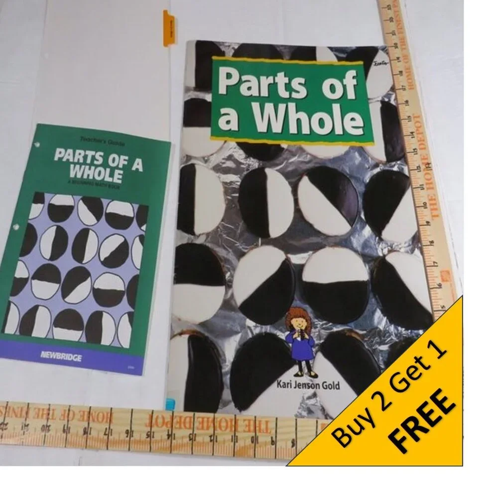 Parts of a Whole BIG BOOK (almost 2 feet tall) with teacher pages CLASSROOM